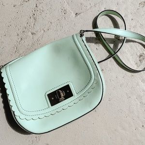 Mint scalloped crossbody ♠️ Kate Spade